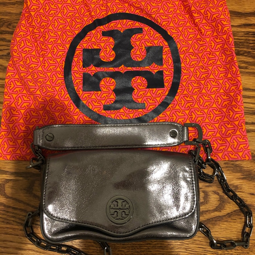 Tory Burch metallic bag